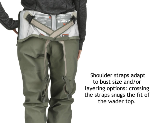 Simms Womens Freestone Z Waders Stockingfoot Crossed Simms Womens Freestone Z Waders Stockingfoot Crossed